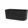 Image de Jardinière + réserve eau - GARDEN ID Respect - Noir-Anth 50 x 17 cm - 100% déchets ménagers - 100% recyclable - Surface structurée