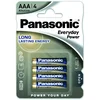 Image de PANASONIC Lot de 5 Blisters de 4 Piles Alcaline Everyday Power Silver LR03 AAA - 1,5V