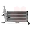 Image de VAN WEZEL Refroidisseur, 577 x 322 mm 17002140 Compatible avec: FIAT PUNTO, PUNTO Cabriolet, LANCIA Y