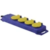 Image de I-WATTS I-B4PE07 Bloc 4 Prises etanche-3x1.5mm, Bleu