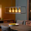 Image de Lucide Suspension Ruben avec cadre, à quatre lampes