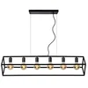 Image de LUCIDE FABIAN - Suspension - 6xE27 - Noir