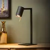 Image de Lucide Lampe de bureau Lesley, noire, hauteur 50 cm, métal