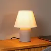 Image de Lucide lampe de table Macia, beige/couleur naturelle Hauteur 27 cm Céramique/tissu