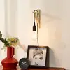 Image de Lucide Applique murale Fix en bois, douille noire