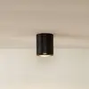 Image de Lucide Spot pour plafond Bodi, rond, noir, Ø 8 cm, à 1 lampe, aluminium