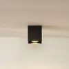 Image de Lucide Spot pour plafond Bodi, angulaire, noir, GU10, à 1 lampe, aluminium