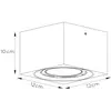 Image de Lucide Spot pour plafond LED Fedler angulaire noir