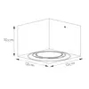 Image de Lucide Spot pour plafond LED Fedler angulaire blanc