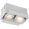 Image de LUCIDE TRIMLESS - Spot encastrable - 2xGU10 (MR16) - Blanc