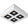 Image de LUCIDE XIRAX - Spot plafond - LED Dim to warm - GU10 (MR16) - 4x5W 2200K/3000K - Blanc