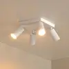 Image de Lucide Spot pour plafond Clubs, blanc, 4 lampes, GU10, aluminium
