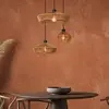 Image de Lucide Suspension Yunkai en papier, à 3 lampes