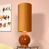 Image de Lucide Lampe sur pied Esterad, ocre, Ø 34 cm, hauteur 100 cm, verre