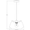 Image de Lucide Suspension Jessica, rose, 1 lampe, Ø 30 cm, coton