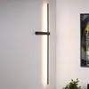 Image de Lucide Applique murale LED Segin, hauteur 90 cm, 10W, noir, aluminium