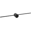 Image de LUCIDE MIZAR - Applique murale Salle de bains - LED - 1x6W 2700K - IP44 - Noir