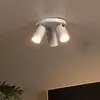 Image de Lucide Spot pour plafond Punch, à 3 lampes, ronde, blanc