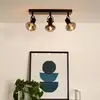 Image de Lucide Spot pour plafond Madee, noir/fumé, à 3 lampes