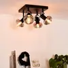 Image de Lucide Spot pour plafond Madee, noir/fumé, à 4 lampes
