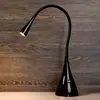 Image de Lucide Lampe de bureau LED Zozy, noir, intensité variable, bras flexible