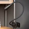 Image de Lucide Lampe à pince LED Zozy, noir, 3-StepDim, bras flexible