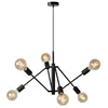 Image de LUCIDE LESTER - Suspension - 6xE27 - Noir