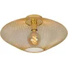 Image de LUCIDE Mesh - Plafonnier - Ø 45 cm - 1 x E27 - Or Mat/Laiton