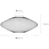 Image de Lucide Plafonnier Mesh, trapézoïdal, doré
