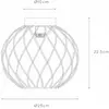 Image de Lucide Plafonnier Danza, abat-jour cage, Ø 25 cm, noir