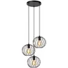 Image de LUCIDE DANZA - Suspension - Ø 50 cm - 3xE27 - Noir