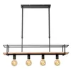 Image de LUCIDE MILONGA - Suspension - 4xE27 - Noir