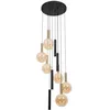 Image de LUCIDE JOSIANE - Suspension - Ø 55 cm - 6xG9 - Convient aux mezzanines et plafonds hauts - Noir - Vibes