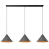 Image de LUCIDE SPITZE - Suspension - 3xE27 - Gris - Vibes
