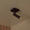 Image de Lucide Spot pour plafond Grado, longueur 10 cm, noir, métal