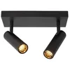 Image de LUCIDE GRADO - Spot plafond - 2xGU10 (MR11) - Noir