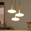 Image de Lucide Suspension Singala, Ø 30 cm, verre, 3 lampes, opale, E27