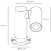 Image de Lucide Potelet LED Tatum avec spot pivotant