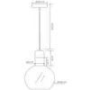 Image de Lucide Suspension Julius, à 1 lampe, gris fumé, Ø 28 cm