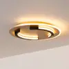Image de Lucide Plafonnier LED Andreas, rond, Ø 40 cm, doré mat