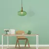 Image de Lucide Suspension en verre Maloto, Ø 30 cm, verte