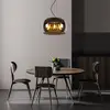 Image de Lucide Suspension Olivia abat-jour verre fumé Ø 40 cm