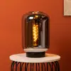 Image de Lucide Lampe de table Joanet avec verre fumé, Ø 22 cm