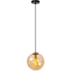 Image de LUCIDE MONSARAZ - Suspension - Ø 25 cm - 1xE27 - Ambre