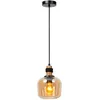 Image de LUCIDE ILONA - Suspension - Ø 18 cm - 1xE27 - Ambre