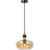 Image de LUCIDE ILONA - Suspension - Ø 30 cm - 1xE27 - Ambre