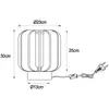 Image de Lucide Lampe à poser textile Rafal, Ø 23 cm, gris, E27