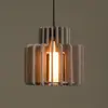 Image de Lucide Suspension Rollo, taupe, Ø 31 cm, tissu/métal/verre