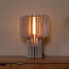 Image de Lucide lampe à poser Rollo, taupe, hauteur 35 cm, feutre/verre/métal