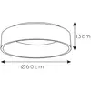 Image de Lucide Plafonnier LED Talowe, blanc, Ø 60 cm